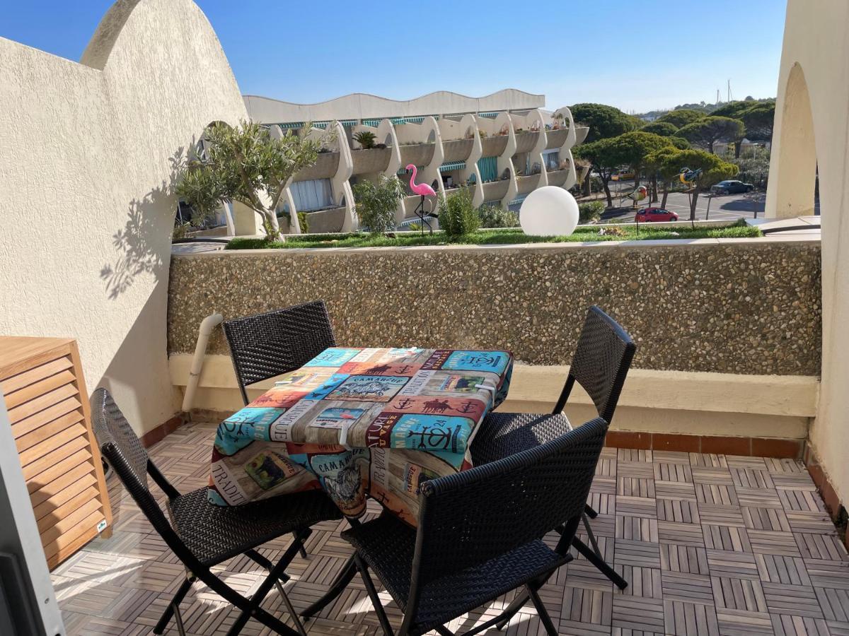Superbe Studio, Terrasse, Piscine, Parking Le Grau-du-Roi Exterior foto